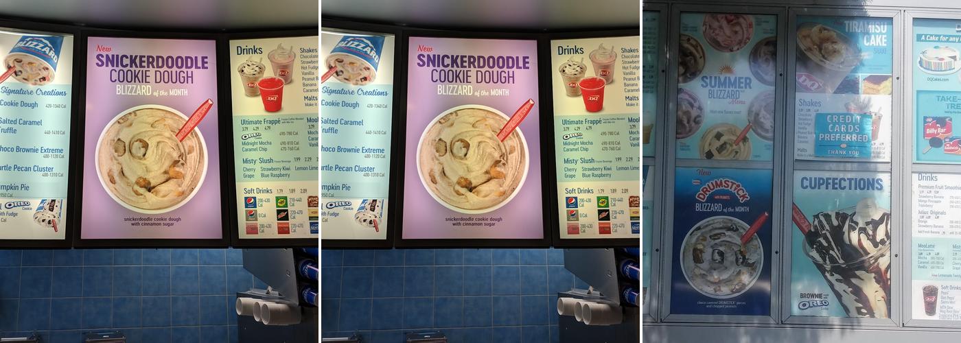 Dairy Queen / Orange Julius Menu