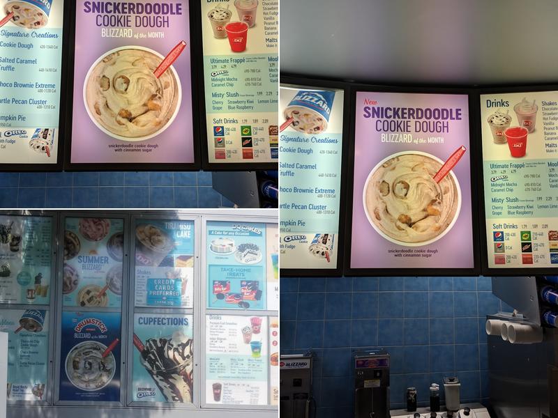 Dairy Queen / Orange Julius Menu