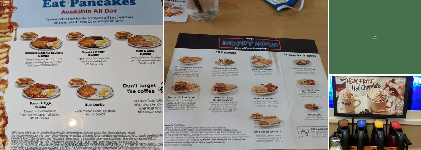 IHOP Menu