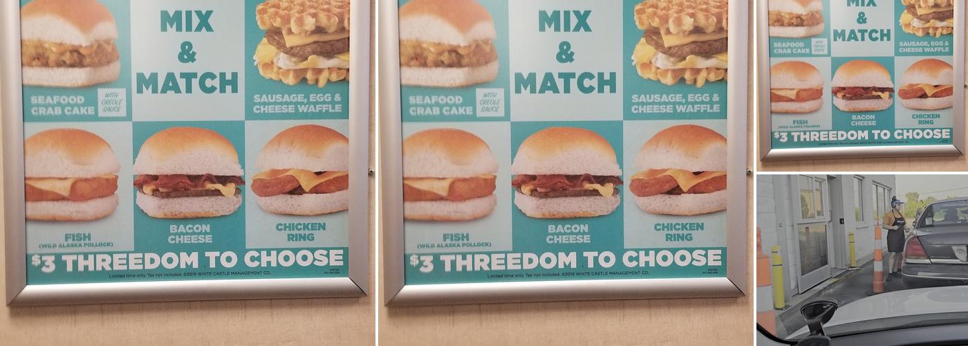 White Castle Menu