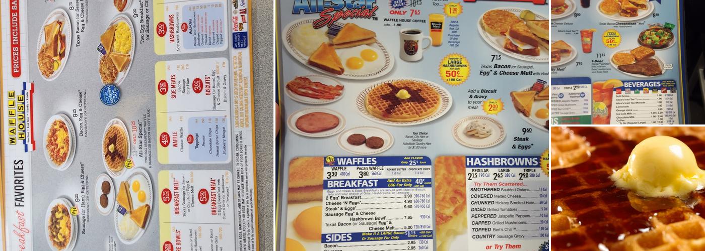 Waffle House Menu