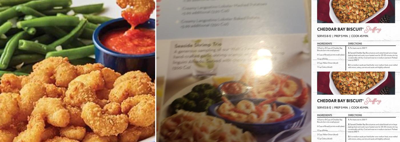 Red Lobster Menu