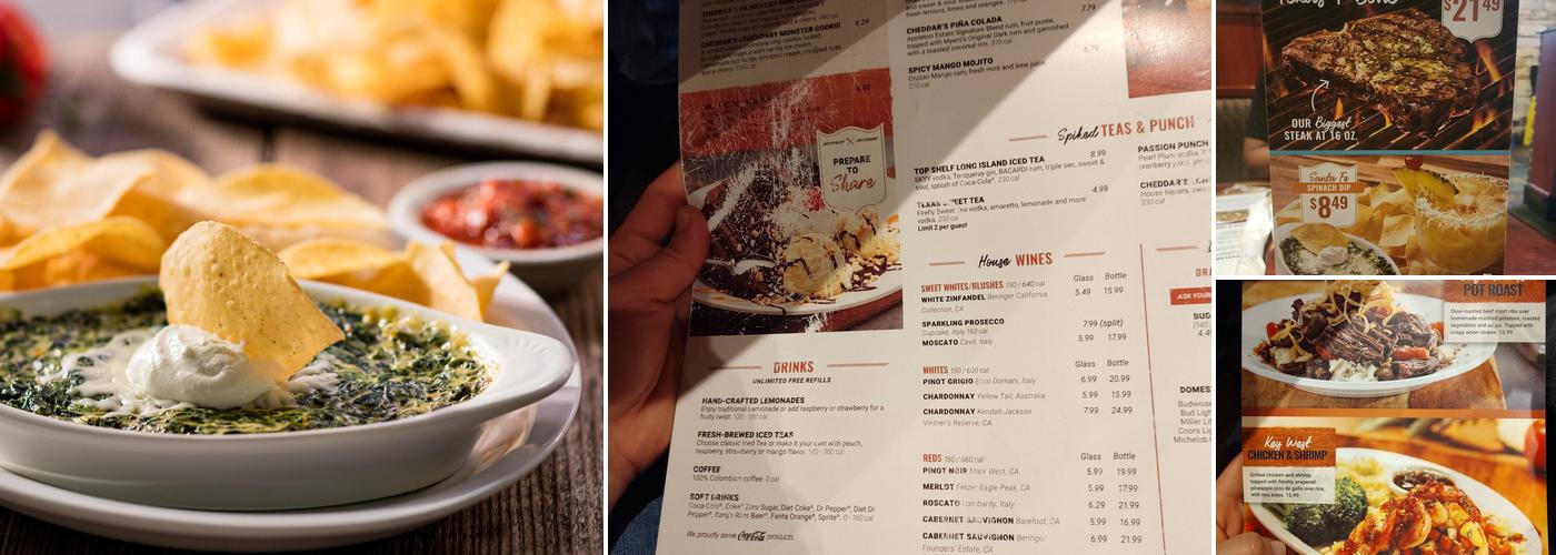 Cheddar's Scratch Kitchen Menu