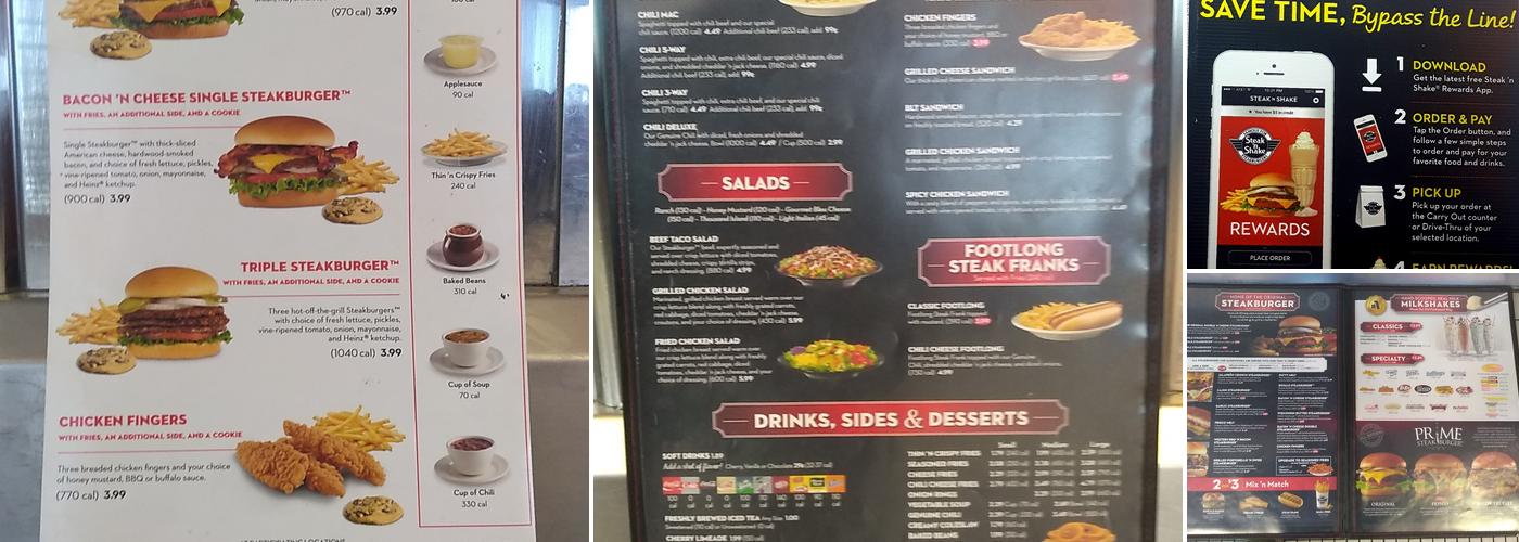 Steak 'n Shake Menu