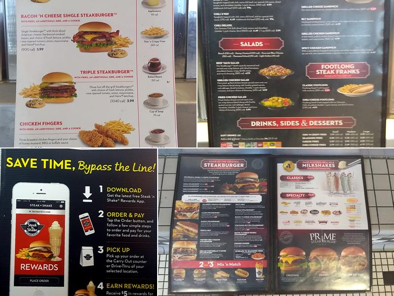 Steak 'n Shake Menu