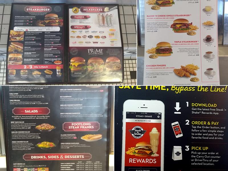 Steak 'n Shake Menu