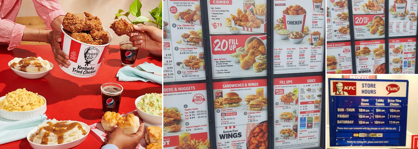 KFC Menu