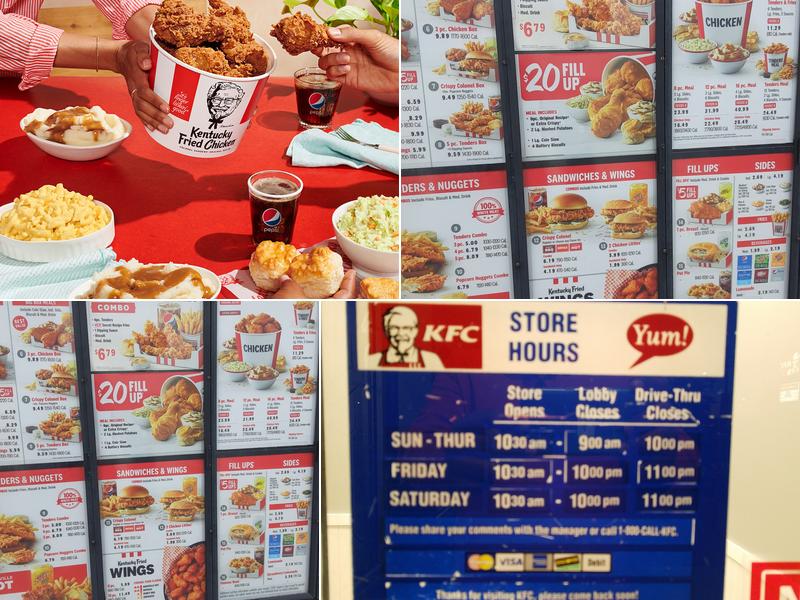 KFC Menu