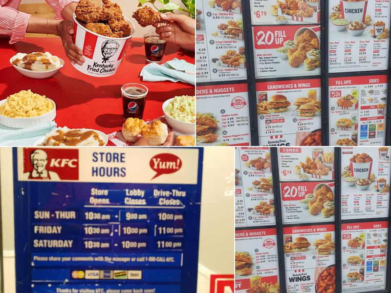 KFC Menu