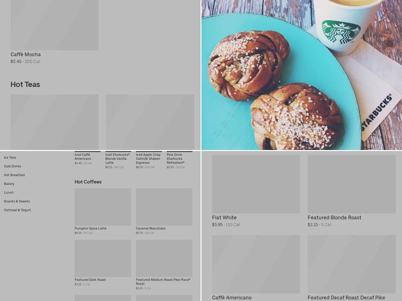 Starbucks Menu