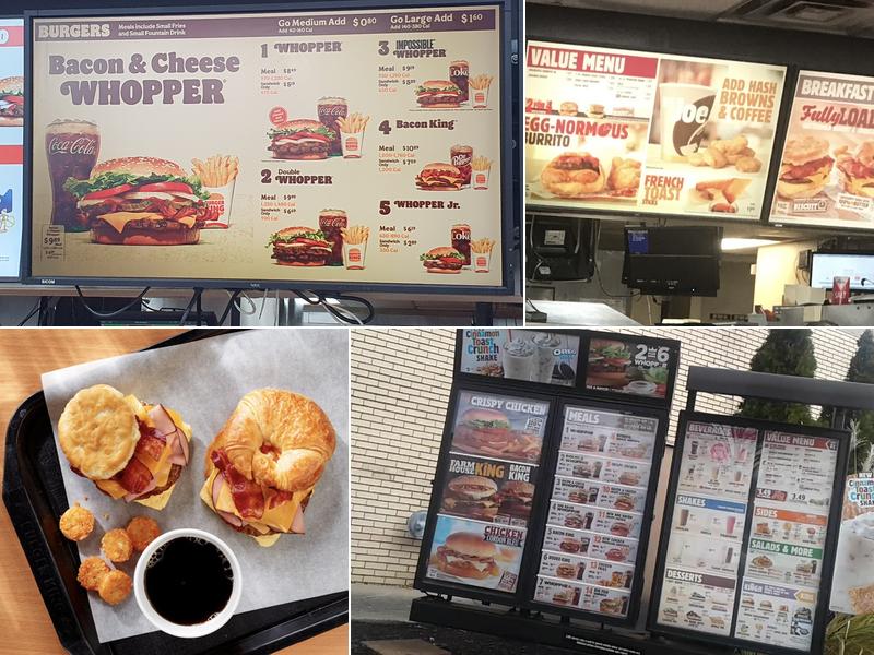 Burger King Menu