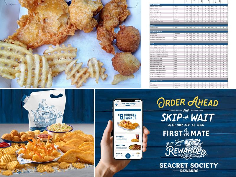 Long John Silver's Menu