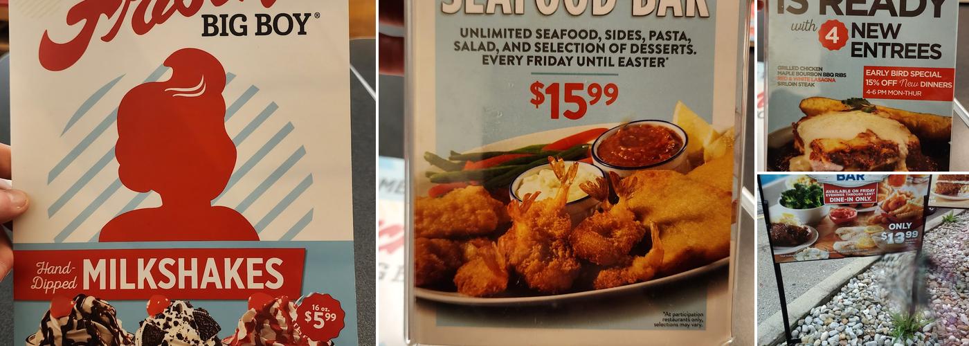 Frisch's Big Boy Menu