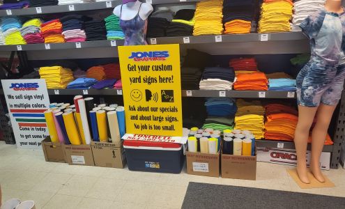 Jones Graphics Retail Store T-Shirt Printing