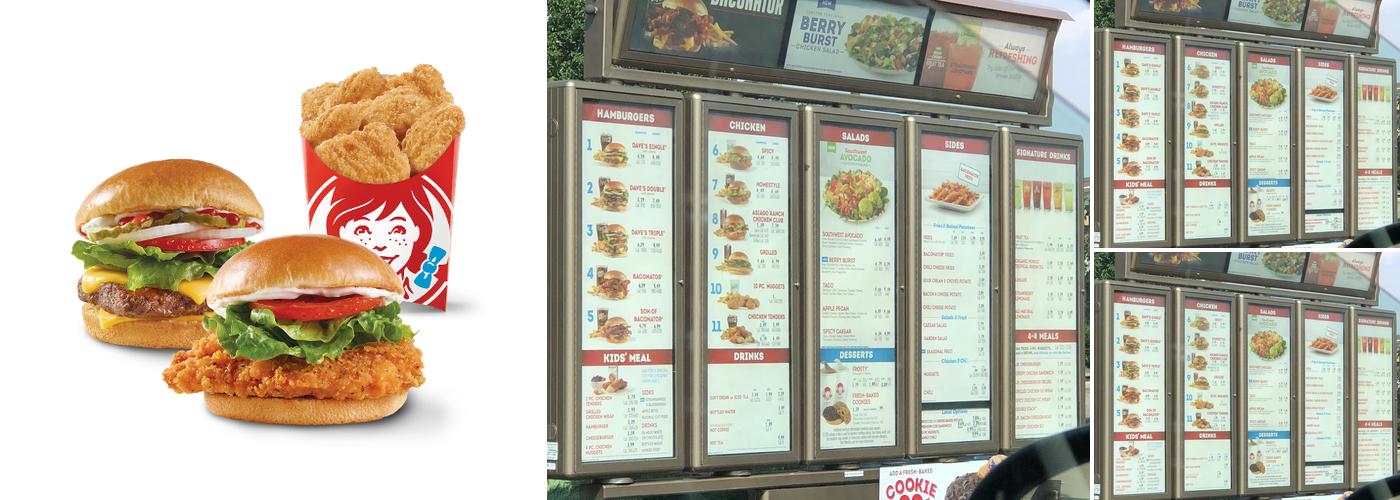 Wendy's Menu