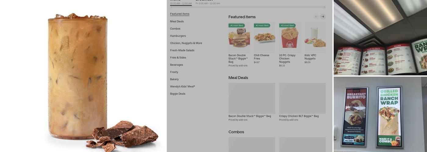 Wendy's Menu
