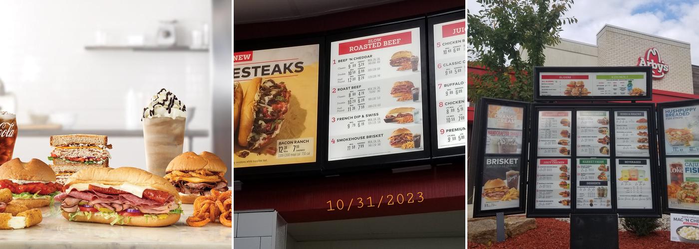 Arby's Menu