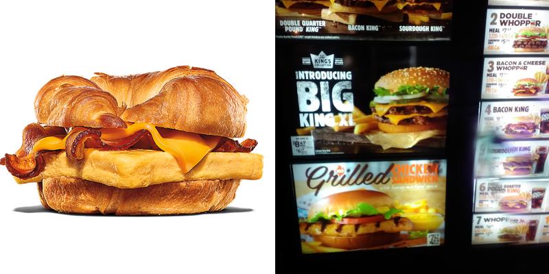 Burger King Menu
