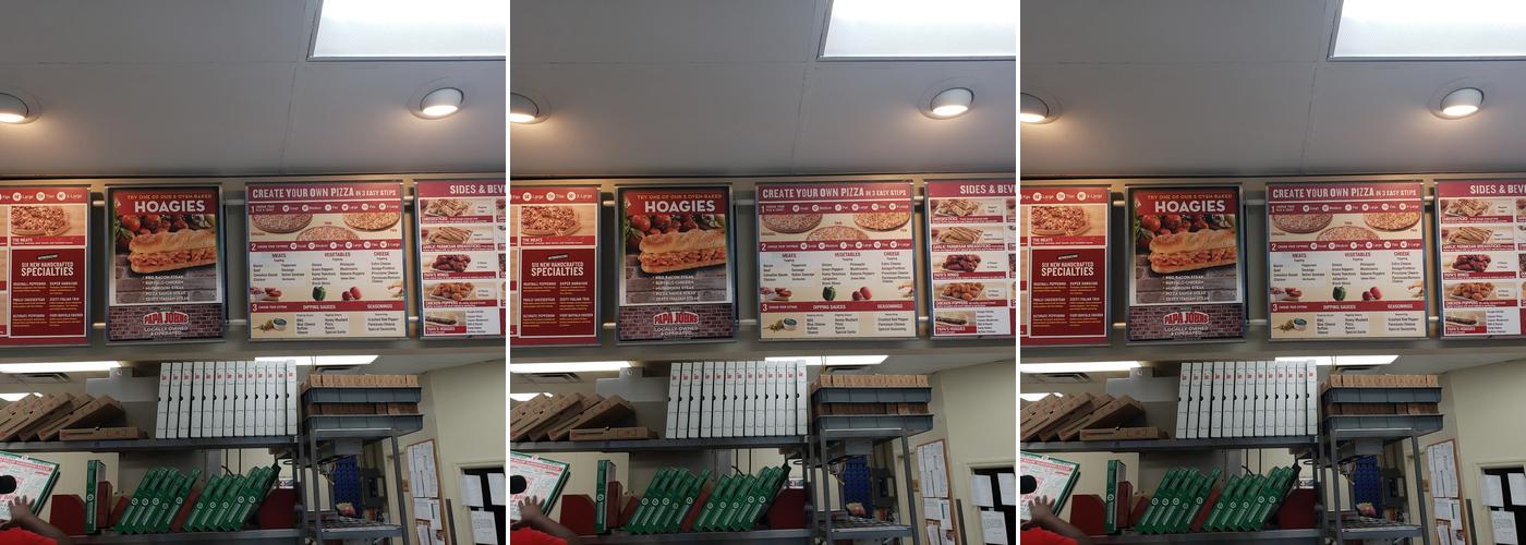 Papa Johns Pizza Menu