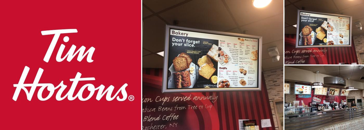 Tim Hortons Menu