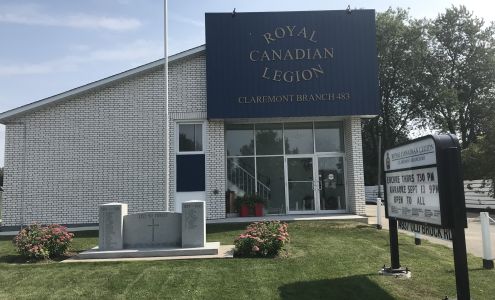 Royal Canadian Legion Branch 483 4937 Old Brock Rd, Claremont Ontario L1Y 1A6