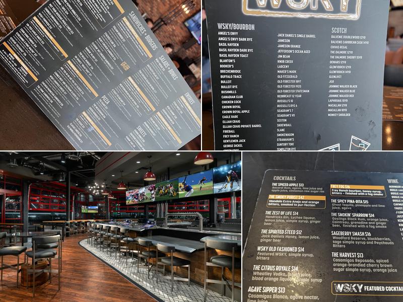 WSKY Stadium Menu