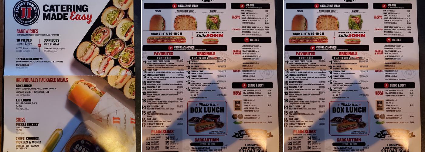 Jimmy John's Menu