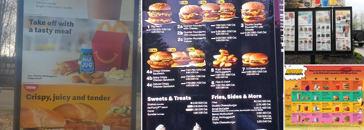 McDonald's Menu