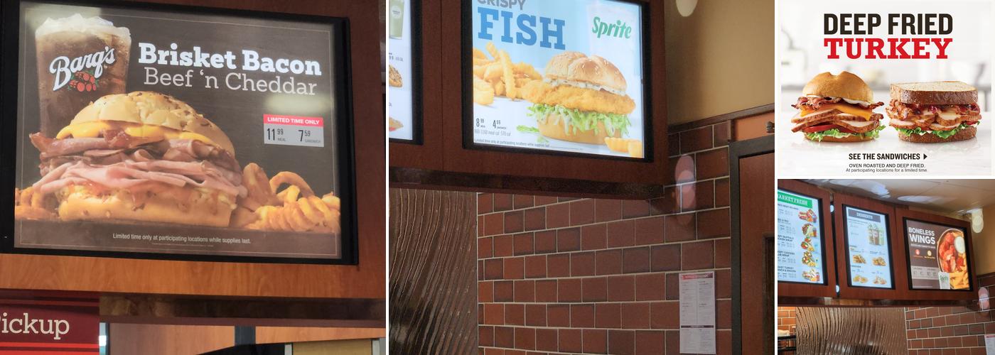 Arby's Menu
