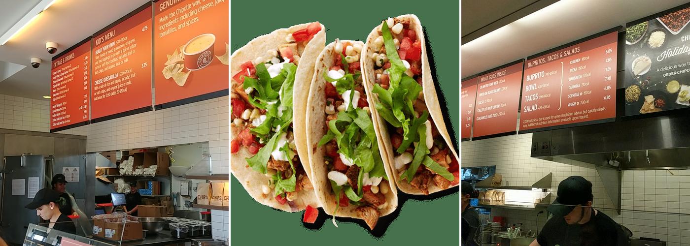 Chipotle Mexican Grill Menu