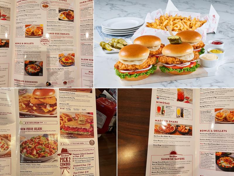 Bob Evans Menu