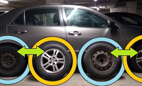 Mobile Tire Change at Home