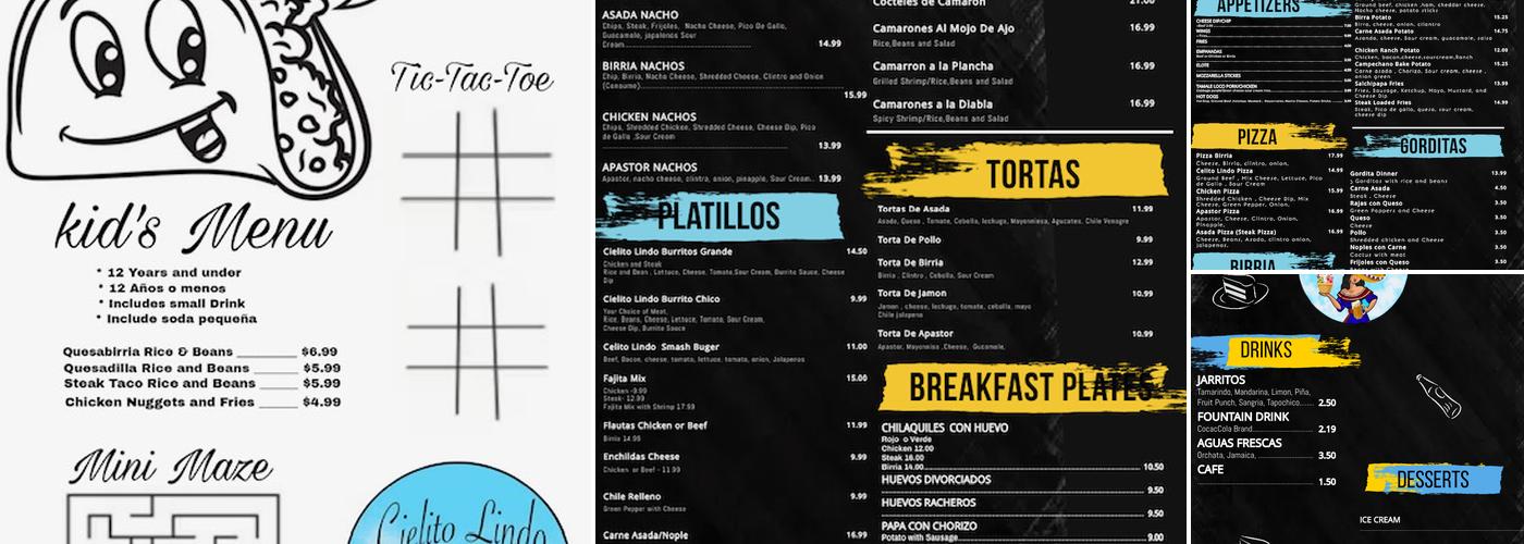 Cielito Lindo Restaurant Menu