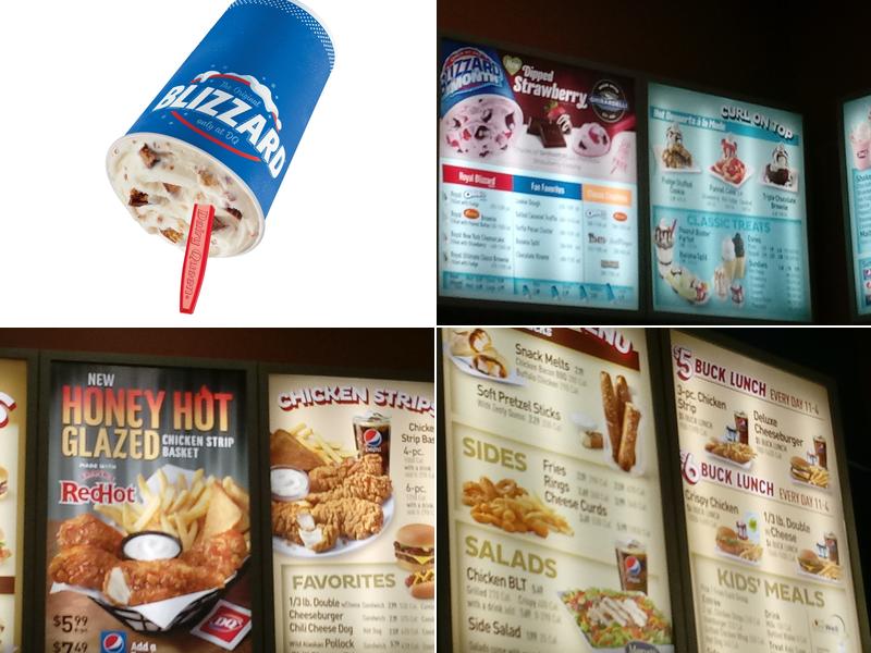 Dairy Queen Grill & Chill Menu