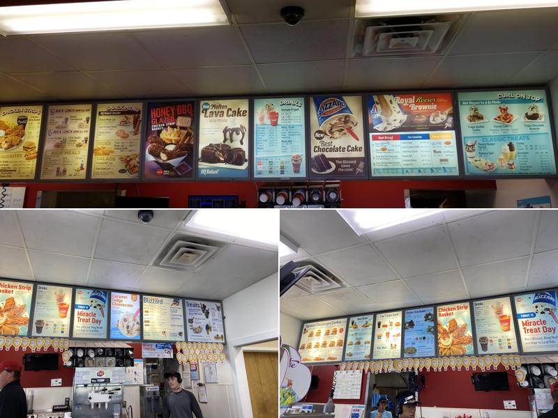 Dairy Queen Menu