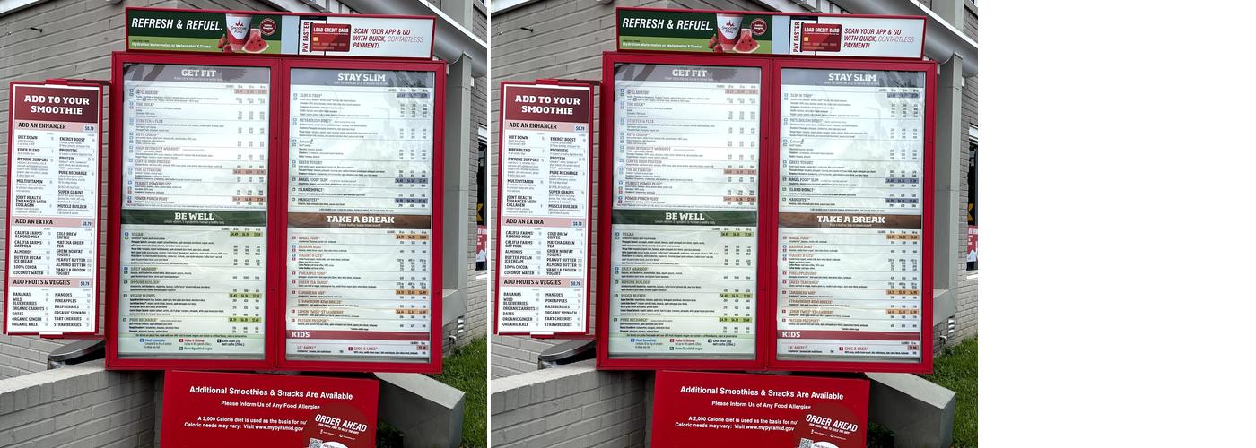 Smoothie King Menu