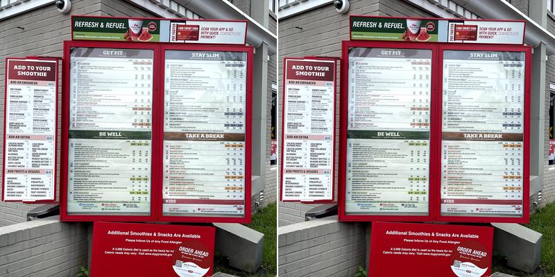 Smoothie King Menu