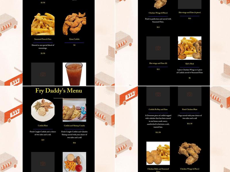 Fry Daddy's Menu