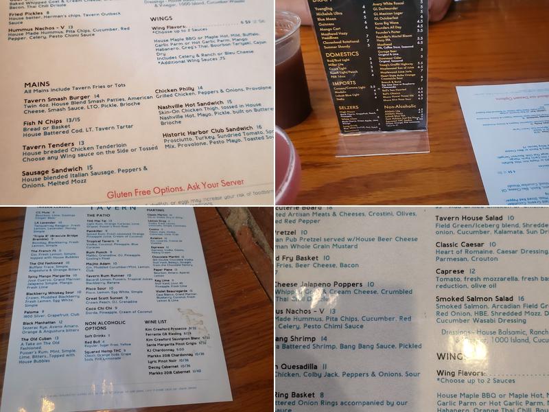 Bridge Street Tavern Menu