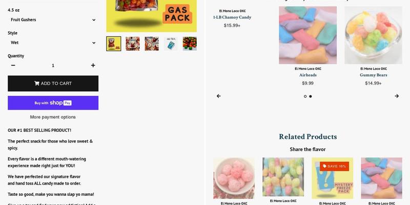 El Mono Loco OKC Menu