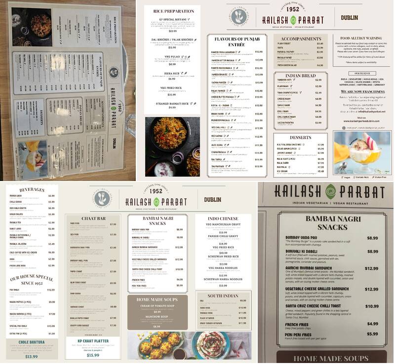 Kailash Parbat Dublin, Dublin - Menu, Reviews (332), Photos (20 ...