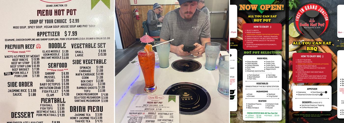 Smile Hot Pot Menu