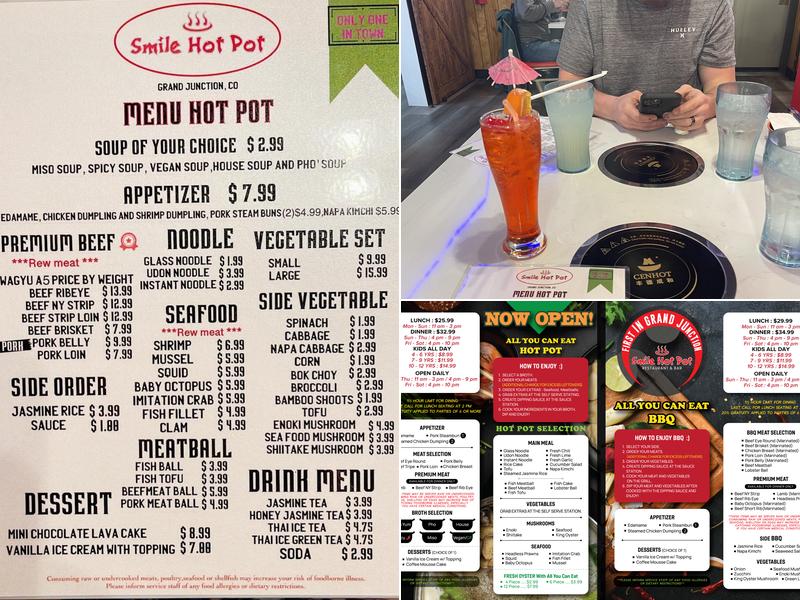 Smile Hot Pot Menu