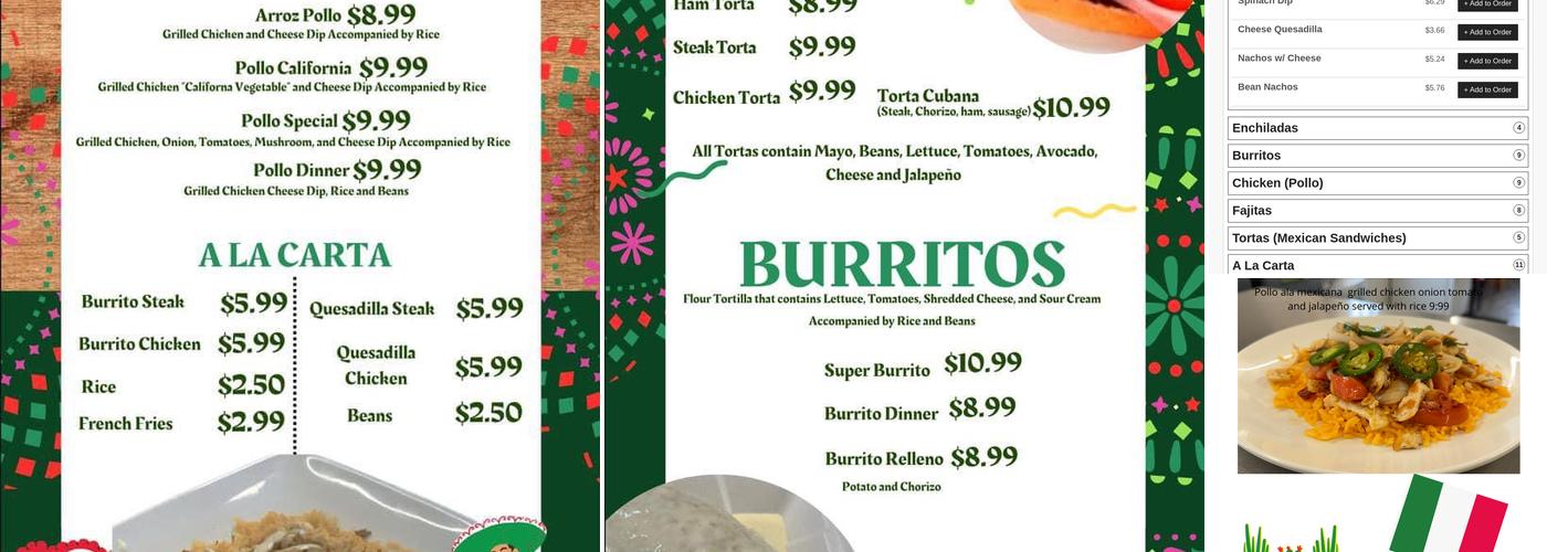 Taqueria Ramirez Menu