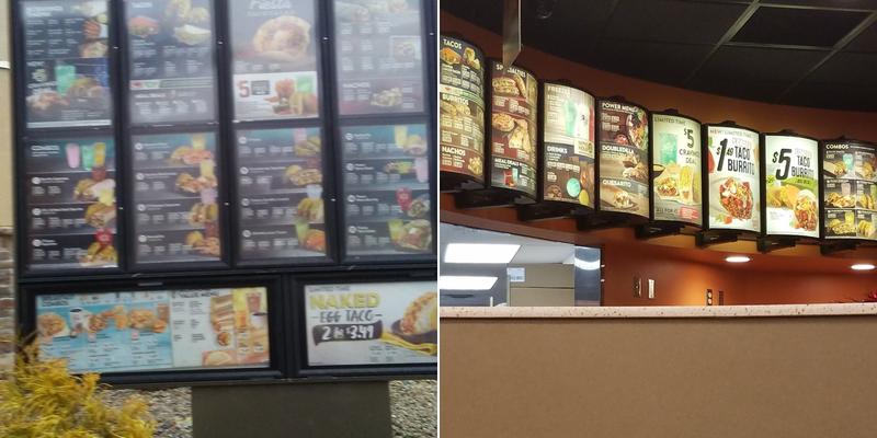 Taco Bell Menu