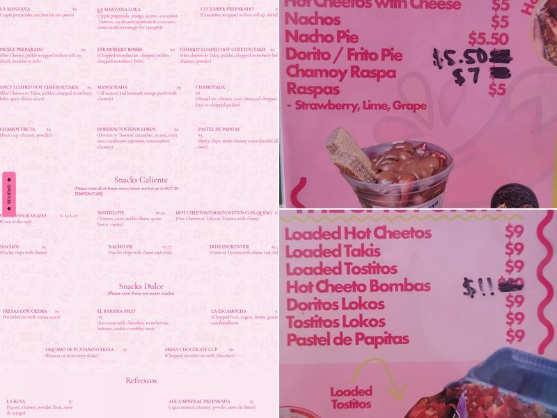 Pícate Mucho Menu