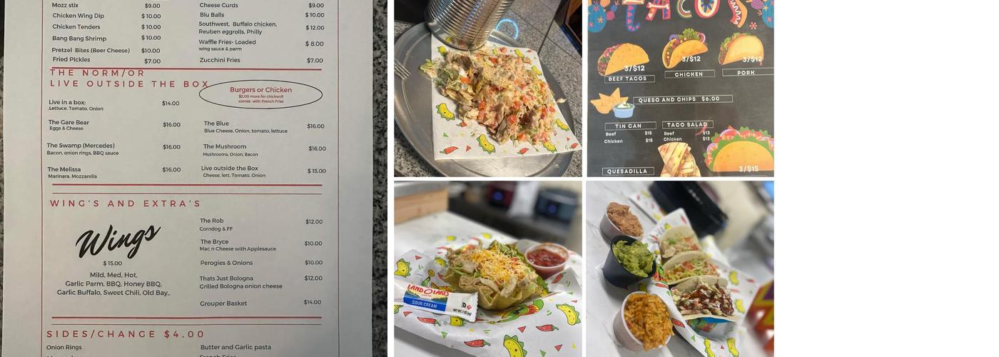 The Watering Hole Menu