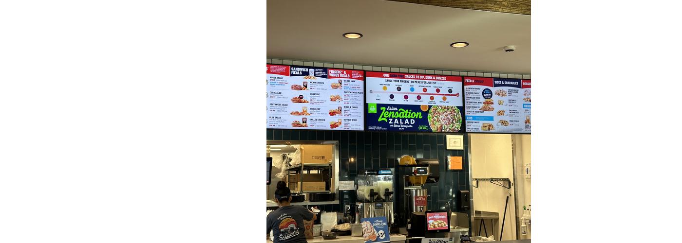 Zaxby’s Chicken Fingers & Buffalo Wings Menu