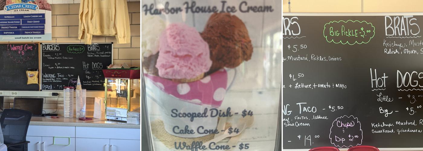 Harbor House Menu