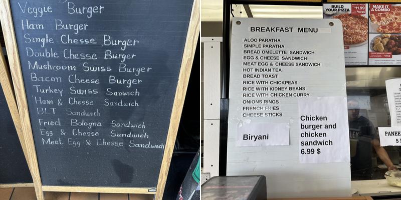 Exit 99 Indian Restaurant Menu
